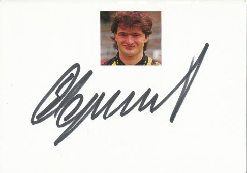 Stephane Chapuisat   Schweiz  Fußball Autogramm Karte  original signiert 