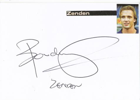 Boudewijn Zenden  Holland  WM 1998  Fußball Autogramm Karte  original signiert 