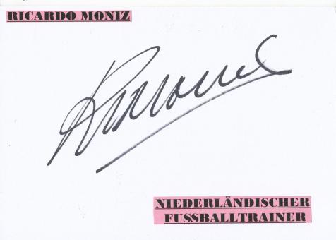 Ricardo Moniz  Holland  Fußball Autogramm Karte  original signiert 