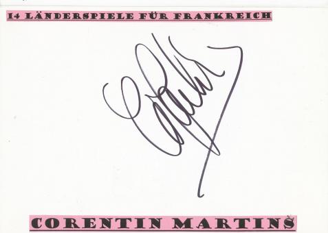 Corentin Martins  Frankreich  Fußball Autogramm Karte  original signiert 