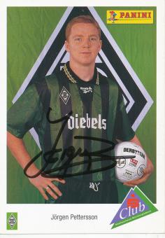 Jörgen Pettersson  1995/1996  Borussia Mönchengladbach Fußball Autogrammkarte original signiert 