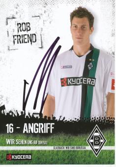 Rob Friend  2008/2009   Borussia Mönchengladbach Fußball Autogrammkarte original signiert 