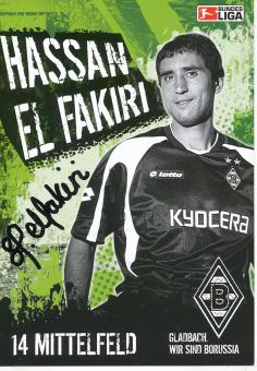 Hassan El Fakiri  2005/2006   Borussia Mönchengladbach Fußball Autogrammkarte original signiert 