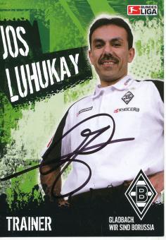 Jos Luhukay  2006/2007   Borussia Mönchengladbach Fußball Autogrammkarte original signiert 