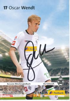 Oscar Wendt  2012/2013  Borussia Mönchengladbach Fußball Autogrammkarte original signiert 