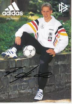 Jörg Heinrich   DFB  Nationalteam Fußball Autogrammkarte original signiert 