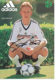 Jörg Heinrich   DFB  Nationalteam Fußball Autogrammkarte original signiert 