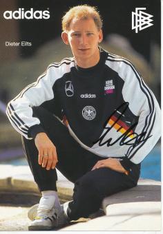 Dieter Eilts  DFB  Nationalteam Fußball Autogrammkarte original signiert 