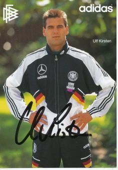 Ulf Kirsten  DFB   Nationalteam Fußball Autogrammkarte original signiert 