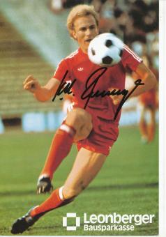 Karl Heinz Rummenigge  1979/1980  FC Bayern München  Fußball Autogrammkarte original signiert 