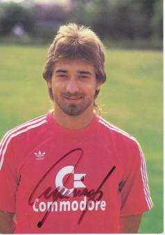 Helmut Winklhofer  1985/1986  FC Bayern München  Fußball Autogrammkarte original signiert 