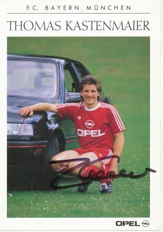 Thomas Kastenmaier  1989/1990  FC Bayern München  Fußball Autogrammkarte original signiert 