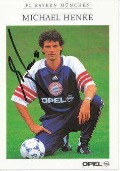 Michael Henke  1998/1999  FC Bayern München  Fußball Autogrammkarte original signiert 