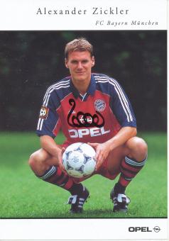 Alexander Zickler  1999/2000  FC Bayern München  Fußball Autogrammkarte original signiert 