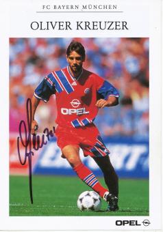 Oliver Kreuzer  1994/1995  FC Bayern München  Fußball Autogrammkarte original signiert 