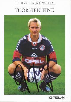Thorsten Fink  1997/1998  FC Bayern München  Fußball Autogrammkarte original signiert 