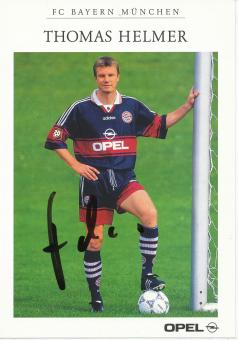 Thomas Helmer  1998/1999  FC Bayern München  Fußball Autogrammkarte original signiert 