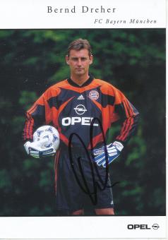 Bernd Dreher  1999/2000  FC Bayern München  Fußball Autogrammkarte original signiert 