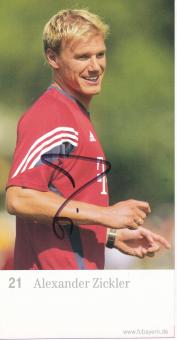 Alexander Zickler  2003/2004   FC Bayern München  Fußball Autogrammkarte original signiert 