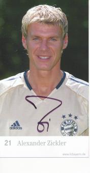 Alexander Zickler  2004/2005   FC Bayern München  Fußball Autogrammkarte original signiert 