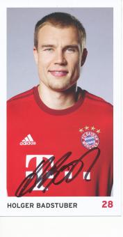 Holger Badstuber  2015/2016   FC Bayern München  Fußball Autogrammkarte original signiert 