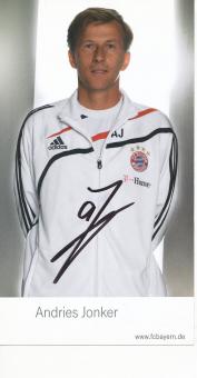 Andries Jonker  2009/2010   FC Bayern München  Fußball Autogrammkarte original signiert 
