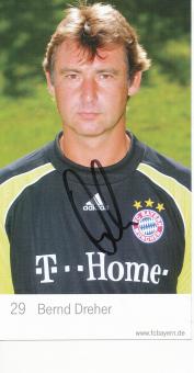 Bernd Dreher  2007/2008   FC Bayern München  Fußball Autogrammkarte original signiert 
