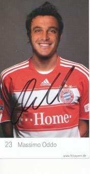 Massimo Oddo  2009/2010   FC Bayern München  Fußball Autogrammkarte original signiert 