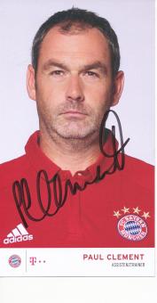 Paul Clement  2016/2017   FC Bayern München  Fußball Autogrammkarte original signiert 