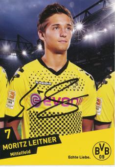 Moritz Leitner  2011/2012  Borussia Dortmund Fußball Autogrammkarte original signiert 