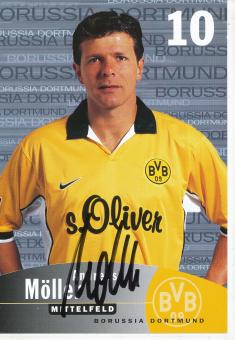 Andreas Möller  1999/2000  Borussia Dortmund Fußball Autogrammkarte original signiert 