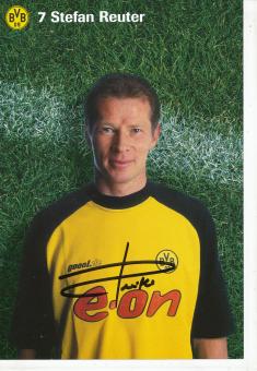 Stefan Reuter  2001/2002  Borussia Dortmund Fußball Autogrammkarte original signiert 
