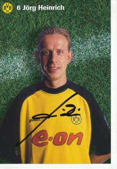Jörg Heinrich  2001/2002  Borussia Dortmund Fußball Autogrammkarte original signiert 