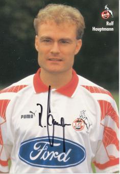 Ralf Hauptmann  1996/1997   FC Köln  Fußball Autogrammkarte original signiert 