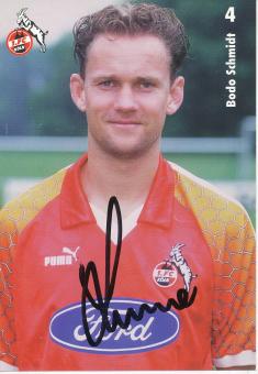 Bodo Schmidt  1996/1997  FC Köln  Fußball Autogrammkarte original signiert 