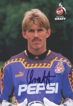 Michael Kraft   FC Köln  Fußball Autogrammkarte original signiert 