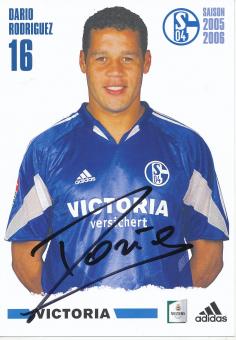 Dario Rodriguez  2005/2006   FC Schalke 04  Fußball Autogrammkarte original signiert 