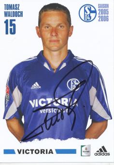 Tomasz Waldoch  2005/2006   FC Schalke 04  Fußball Autogrammkarte original signiert 