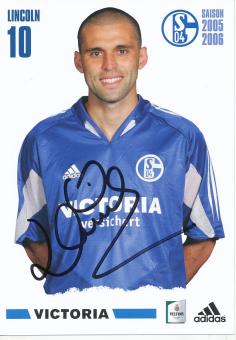 Lincoln   2005/2006   FC Schalke 04  Fußball Autogrammkarte original signiert 