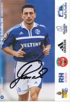 Sven Kmetsch  2000/2001  FC Schalke 04  Fußball Autogrammkarte original signiert 