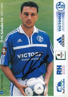 Sven Kmetsch  2001/2002  FC Schalke 04  Fußball Autogrammkarte original signiert 
