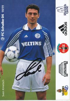 Sven Kmetsch  1998/1999  FC Schalke 04  Fußball Autogrammkarte original signiert 
