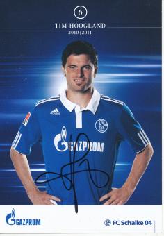 Tim Hoogland  2010/2011   FC Schalke 04  Fußball Autogrammkarte original signiert 