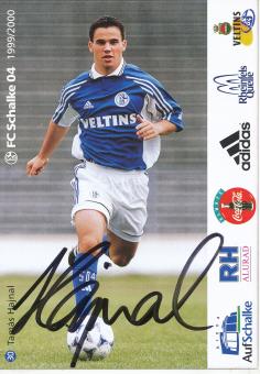 Tamas Hajnal  1999/2000   FC Schalke 04  Fußball Autogrammkarte original signiert 