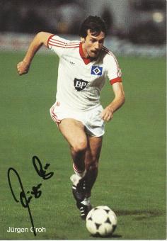 Jürgen Groh  1981/1982  Hamburger SV  Fußball Autogrammkarte original signiert 