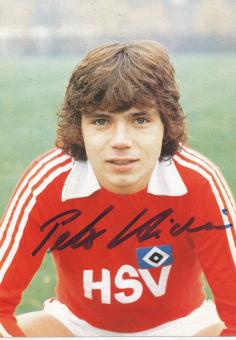 Peter Hidien  1978/1979  Hamburger SV  Fußball Autogrammkarte original signiert 