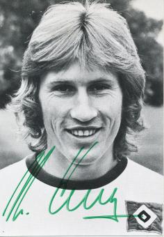 Manfred Kaltz  1977/1978  Hamburger SV  Fußball Autogrammkarte original signiert 