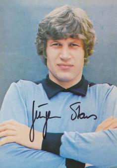 Jürgen Stars  1979/1980   Hamburger SV  Fußball Autogrammkarte original signiert 