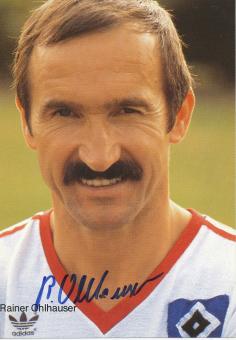 Rainer Ohlhauser  1983/1984   Hamburger SV  Fußball Autogrammkarte original signiert 