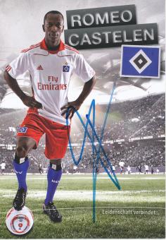 Romeo Castelen  2010/2011   Hamburger SV  Fußball Autogrammkarte original signiert 